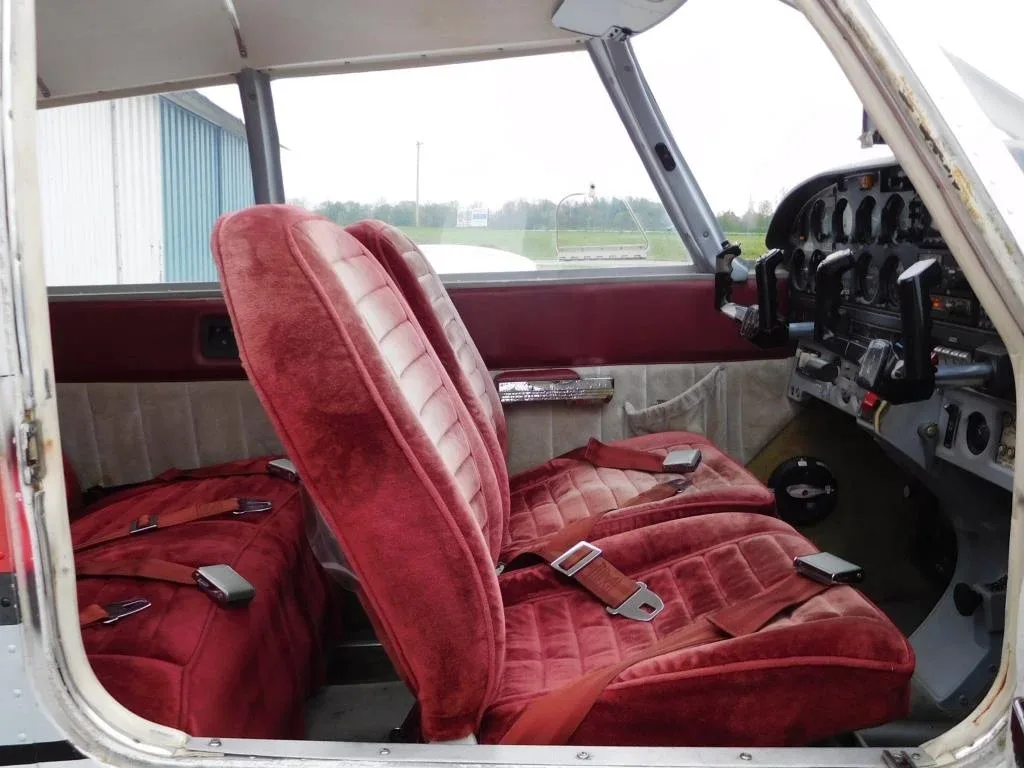 Cabin interior of a 1970 Piper Arrow 200 - N4981S Aircraft.
