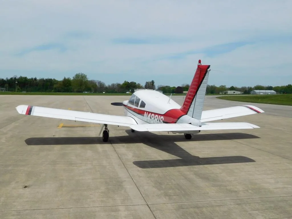 Exterior view of a 1970 Piper Arrow 200 - N4981S Aircraft.