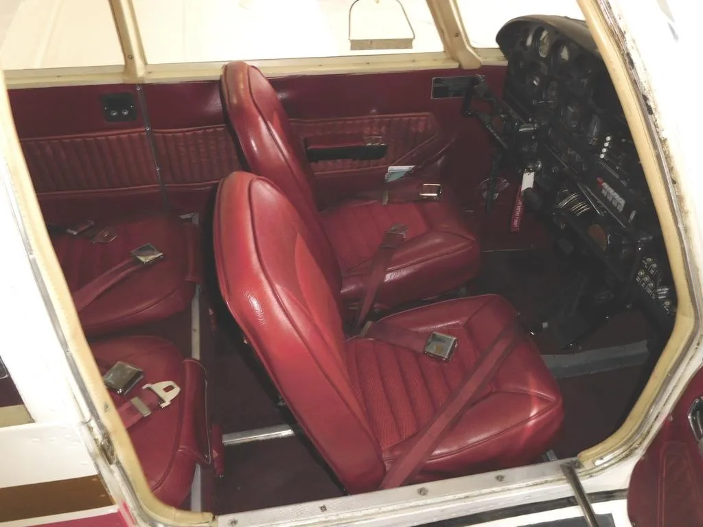 Cabin interior of a 1970 Piper Cherokee 140 - N5872U Aircraft.