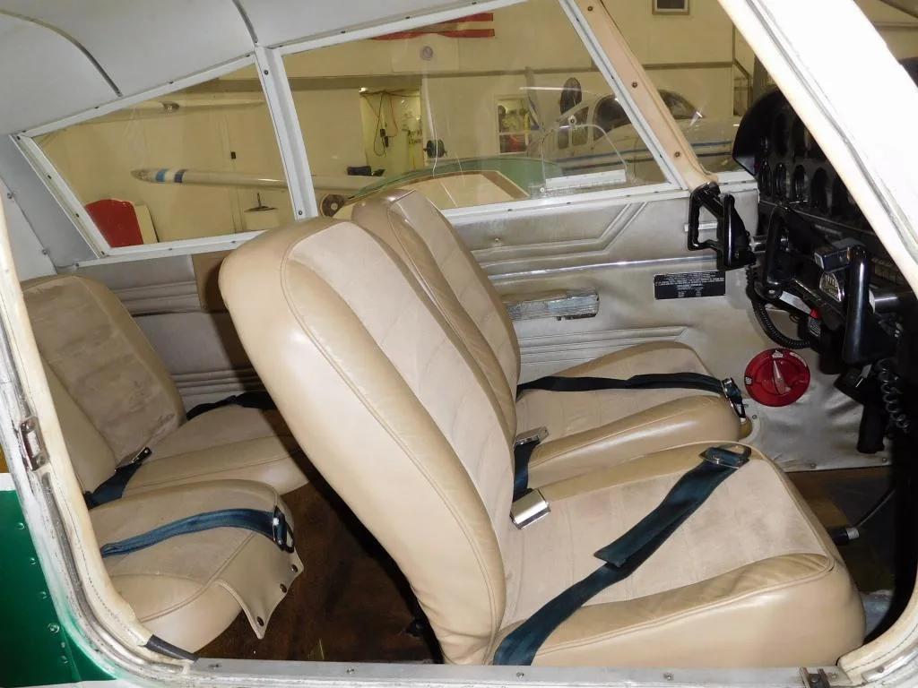 Cabin interior of a 1971 Piper Cherokee 140 - N597W Aircraft.