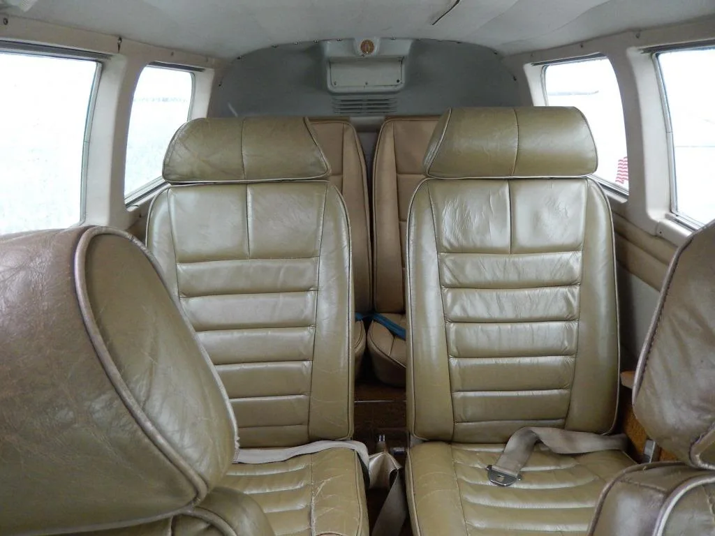Cabin interior of a 1971 Piper PA39 Twin Comanche- N8944Y Aircraft.