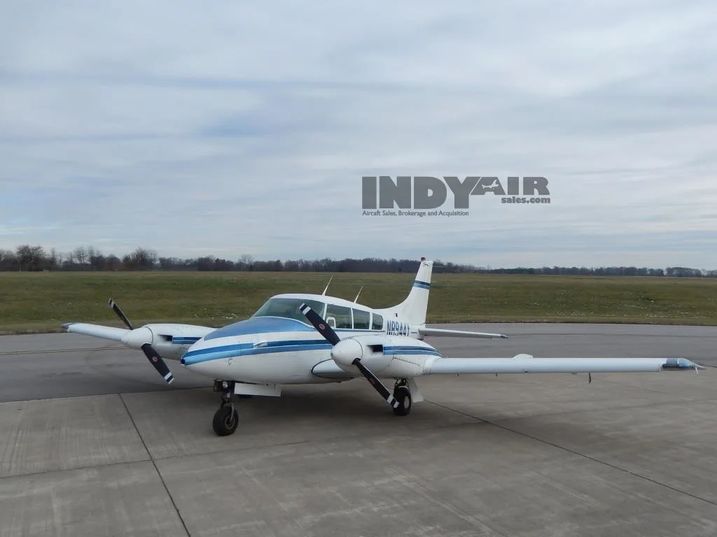 Exterior view of a 1971 Piper PA39 Twin Comanche- N8944Y Aircraft.