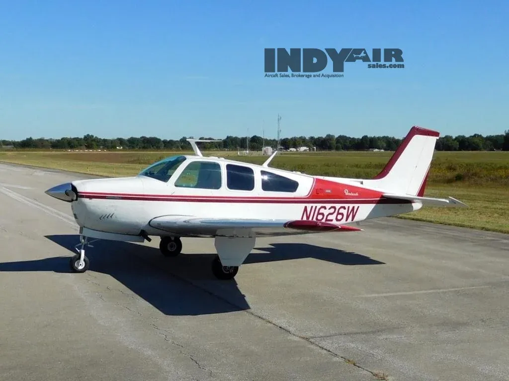 Exterior view of a 1972 Beech G33 Bonanza - N1626W Aircraft.