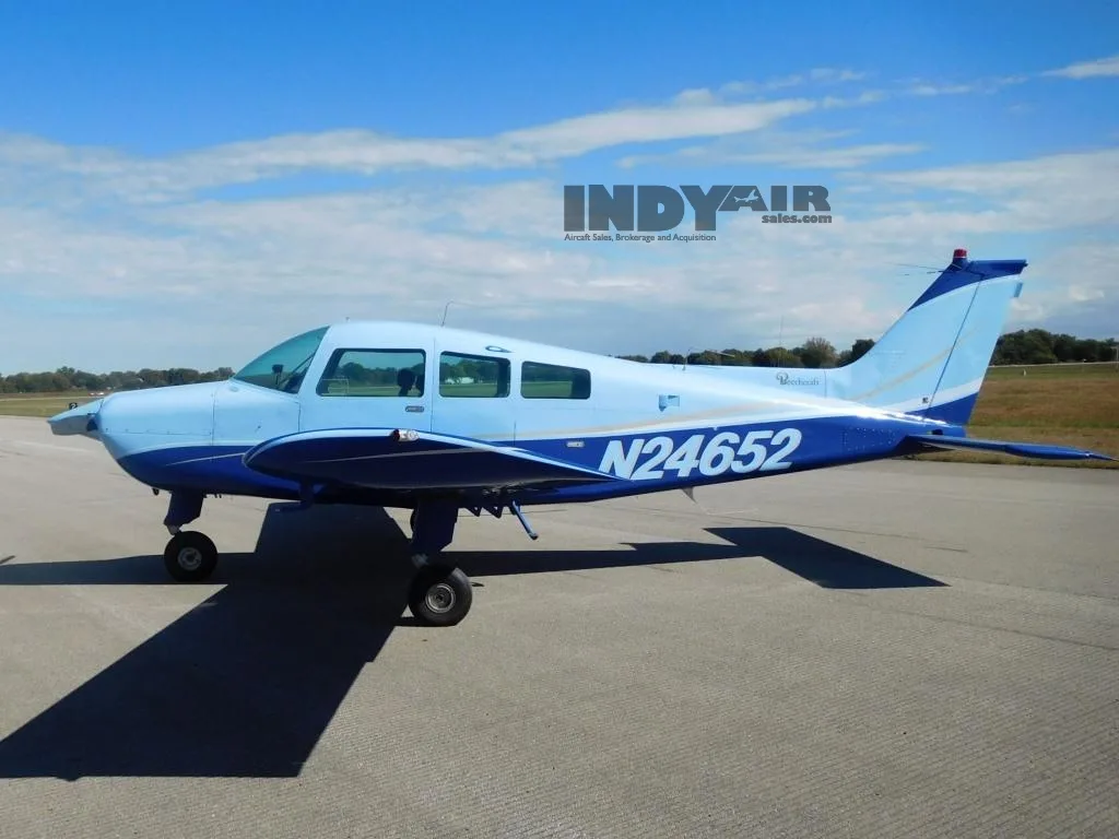 Exterior view of a 1972 Beech Sundowner- N24652 Aircraft.