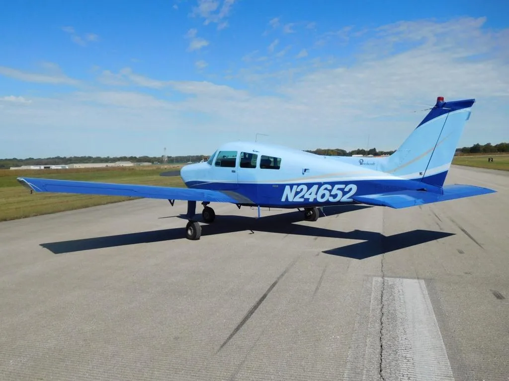 Exterior view of a 1972 Beech Sundowner- N24652 Aircraft.