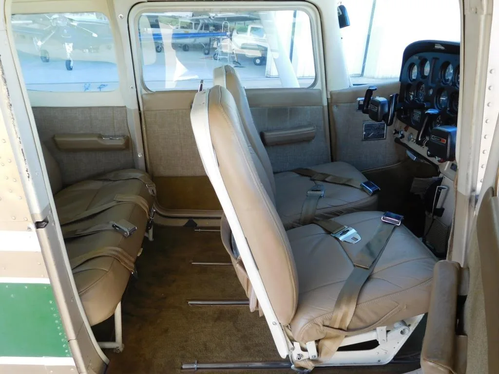 Cabin interior of a 1972 Cessna 172 - N4378Q Aircraft.