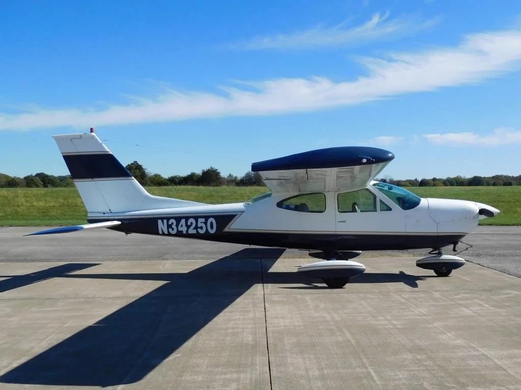 Exterior view of a 1972 Cessna 177B - N34250 Aircraft.