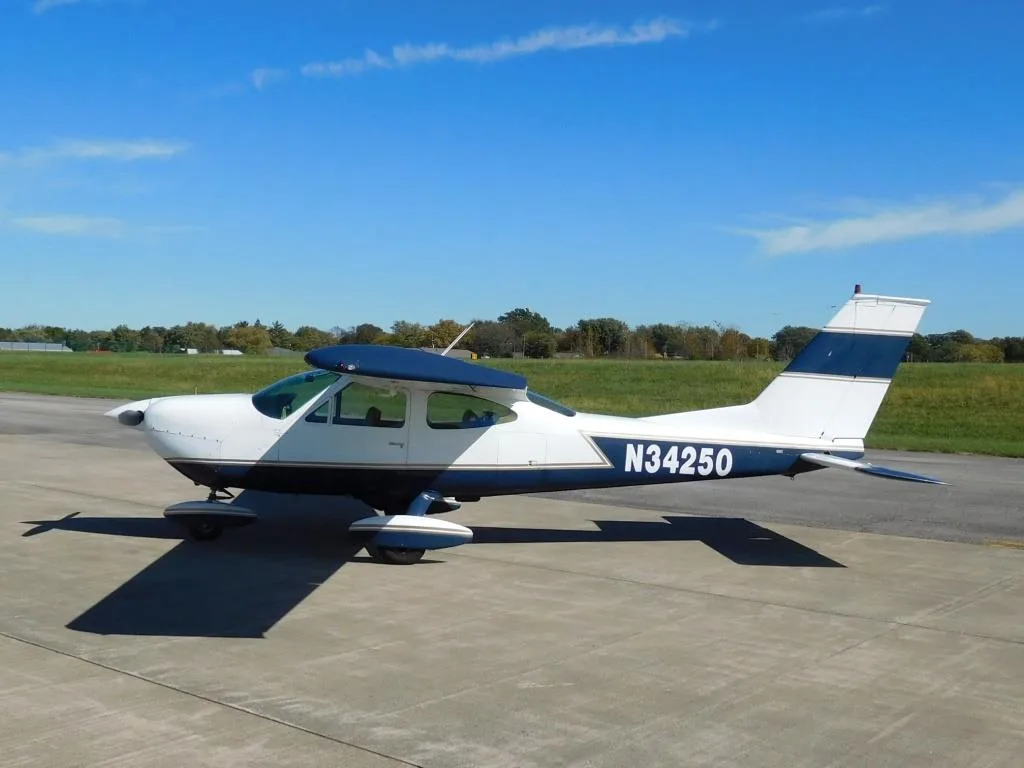 Exterior view of a 1972 Cessna 177B - N34250 Aircraft.