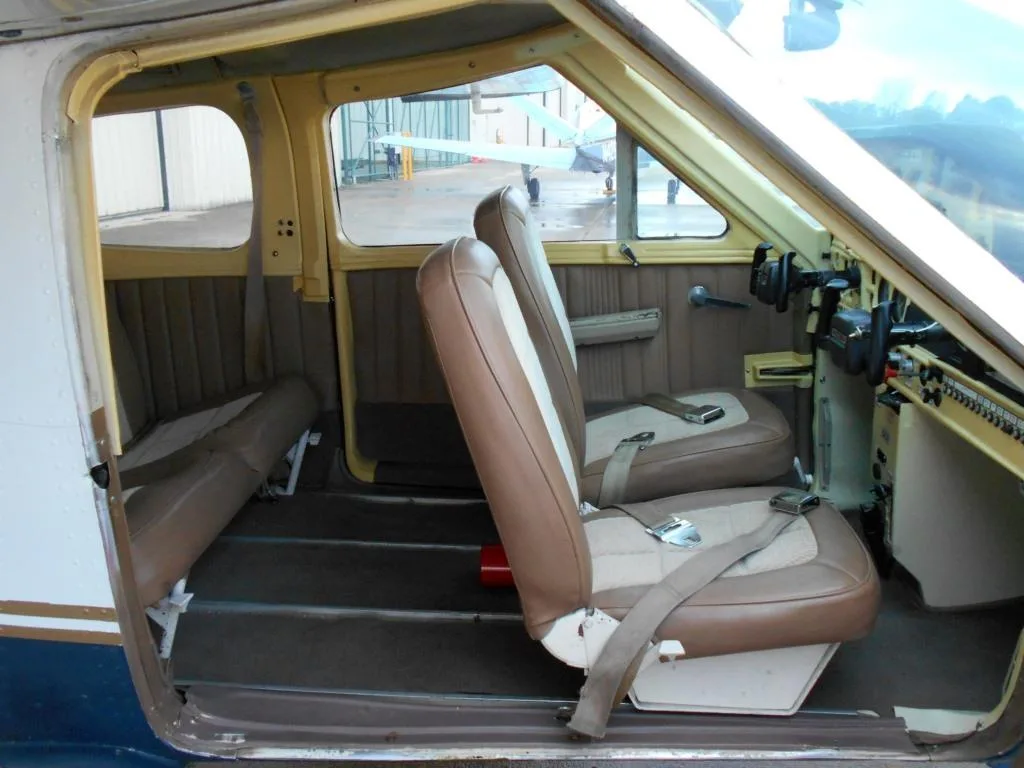 Cabin interior of a 1972 Cessna 177B - N34250 Aircraft.