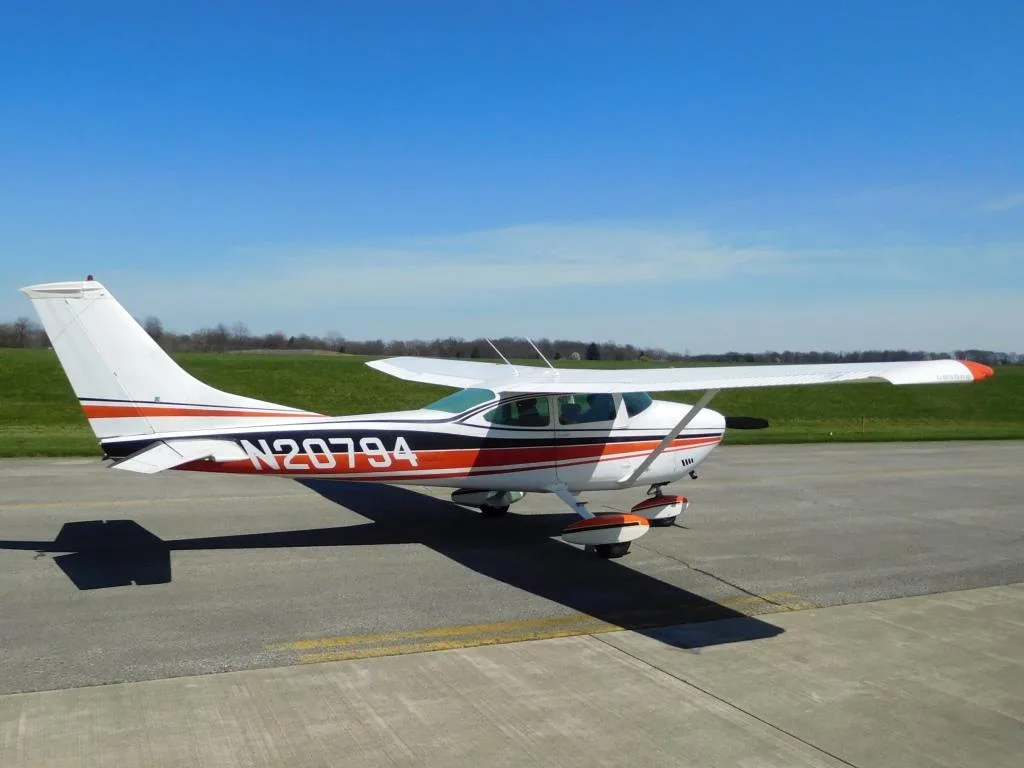 Exterior view of a 1972 Cessna 182 - N20794 Aircraft.