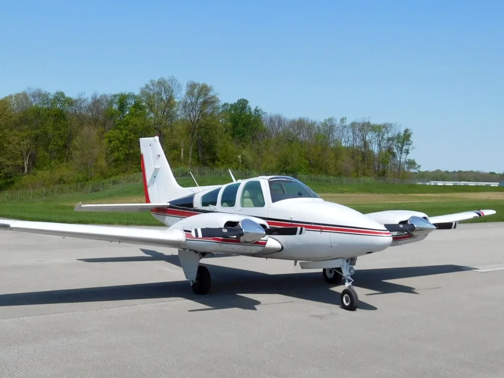 Exterior view of a 1973 Beechcraft B55 - N25631 Aircraft.