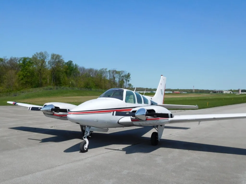 Exterior view of a 1973 Beechcraft B55 - N25631 Aircraft.