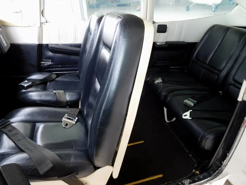 Cabin interior of a 1973 Cessna 182P - N86354 Aircraft.