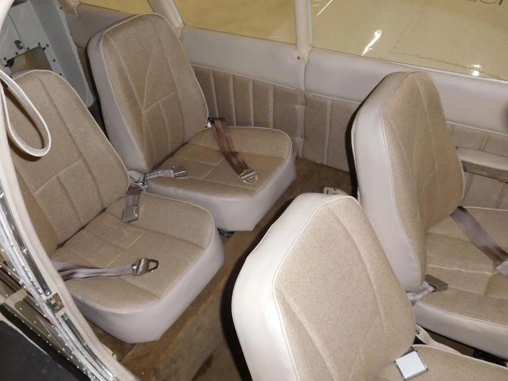 Cabin interior of a 1973 Piper Ccherokee 180 Challenger - N8515N Aircraft.