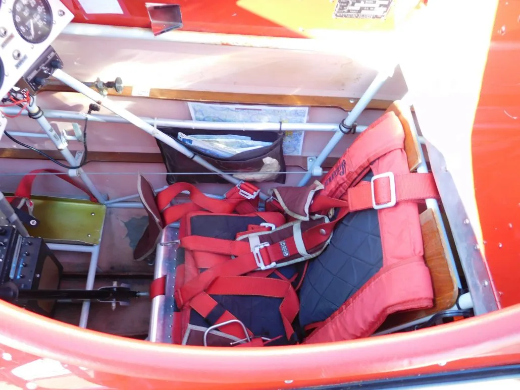 Cabin interior of a 1973 Pitts S-2A - N80031 Aircraft.