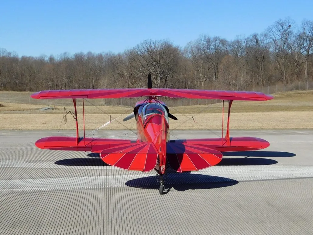 Exterior view of a 1973 Pitts S-2A - N80031 Aircraft.