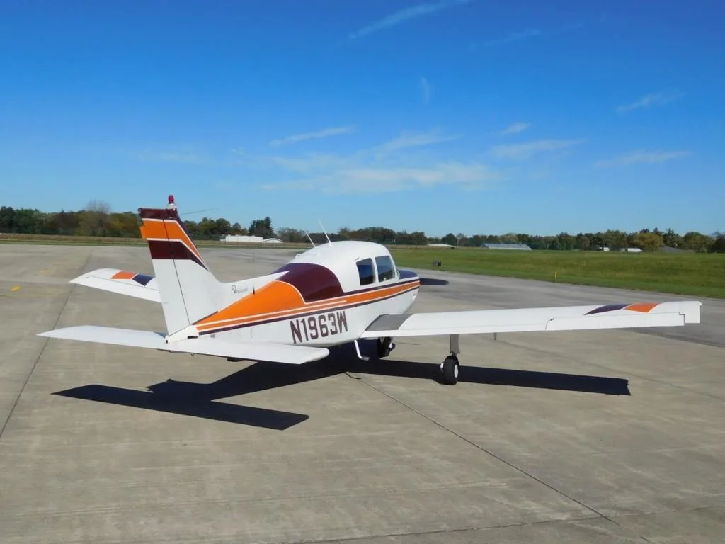 Exterior view of a 1974 Beech Sport - N1963W Aircraft.