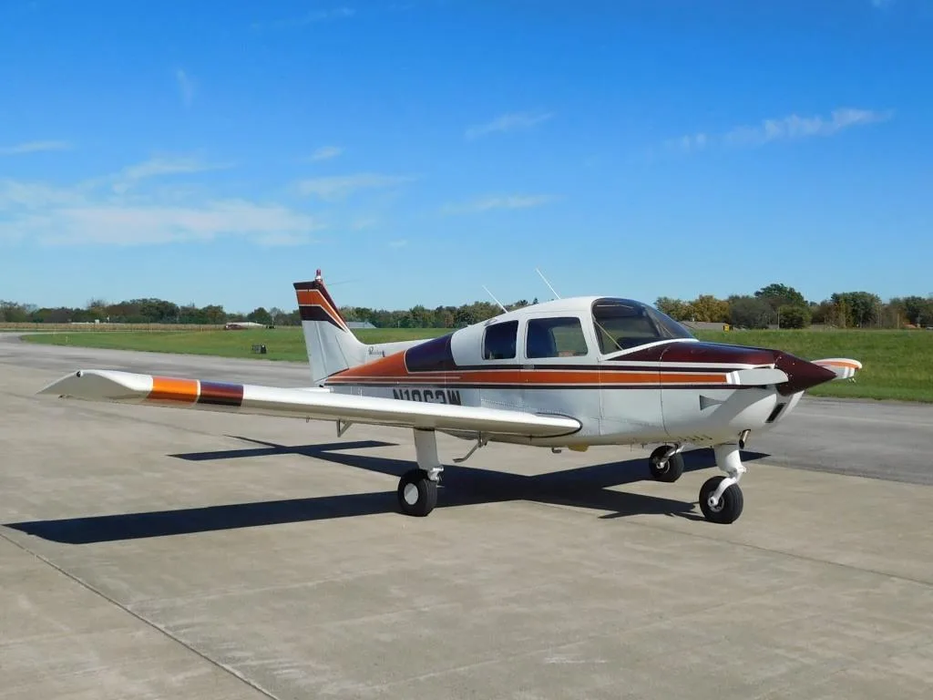 Exterior view of a 1974 Beech Sport - N1963W Aircraft.