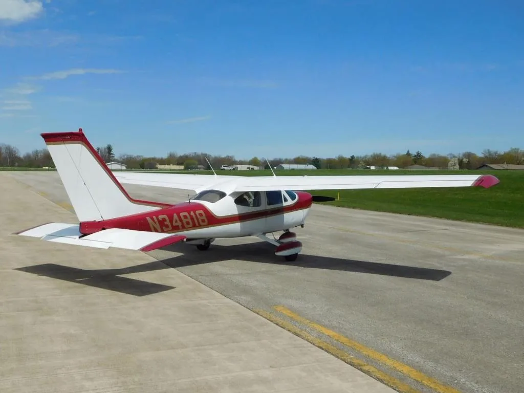 Exterior view of a 1974 Cessna 177B Cardinal - N34818 Aircraft.
