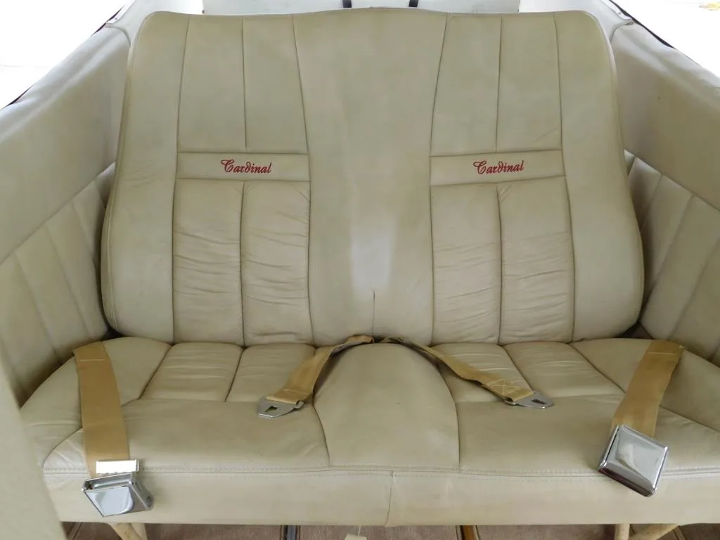 Cabin interior of a 1974 Cessna 177B Cardinal - N34818 Aircraft.