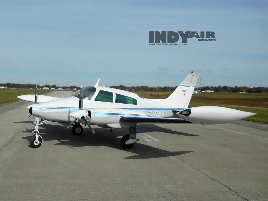 Exterior view of a 1974 Cessna 310Q- N718MA Aircraft.