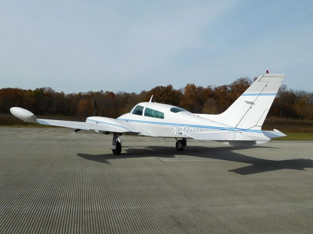 Exterior view of a 1974 Cessna 310Q- N718MA Aircraft.