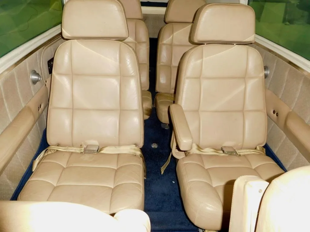 Cabin interior of a 1974 Cessna 310Q- N718MA Aircraft.