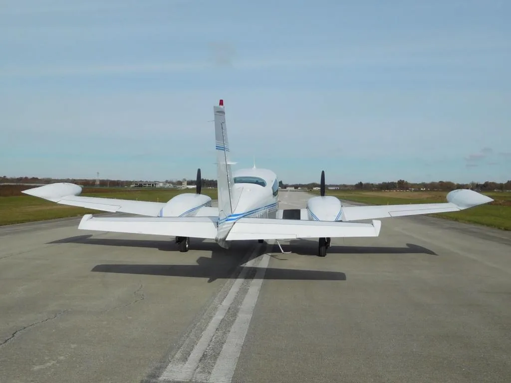 Exterior view of a 1974 Cessna 310Q- N718MA Aircraft.