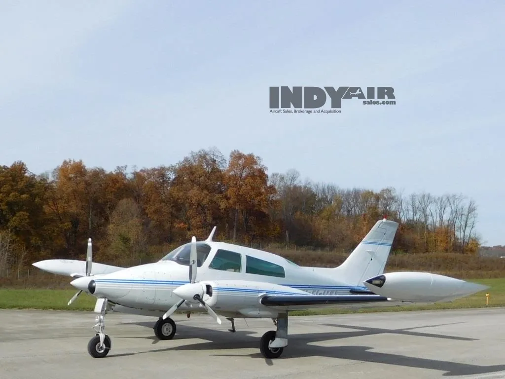 Exterior view of a 1974 Cessna 310Q- N718MA Aircraft.