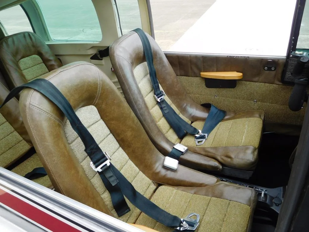 Cabin interior of a 1974 Grumman AA5A - N7182L Aircraft.