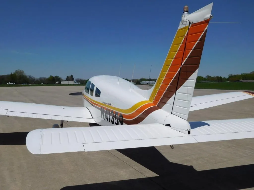 Exterior view of a 1974 Piper Warrior - N41359 Aircraft.