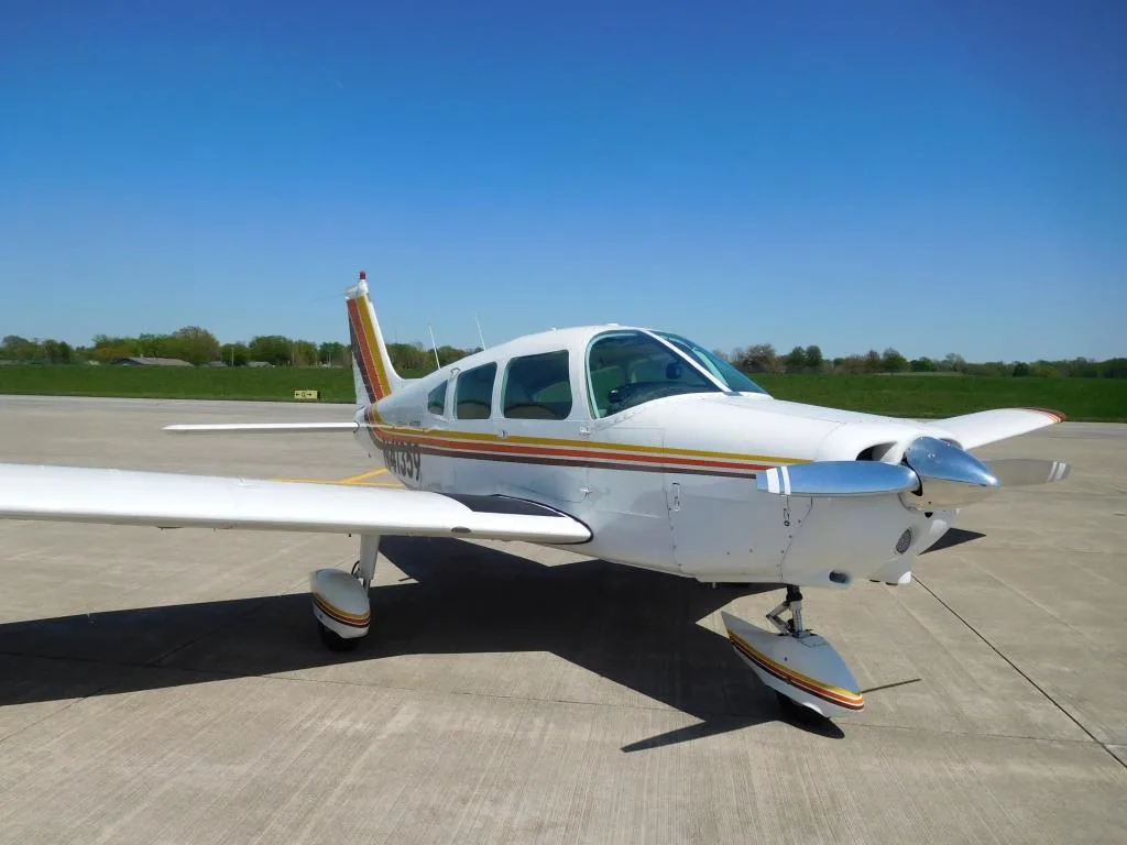 Exterior view of a 1974 Piper Warrior - N41359 Aircraft.