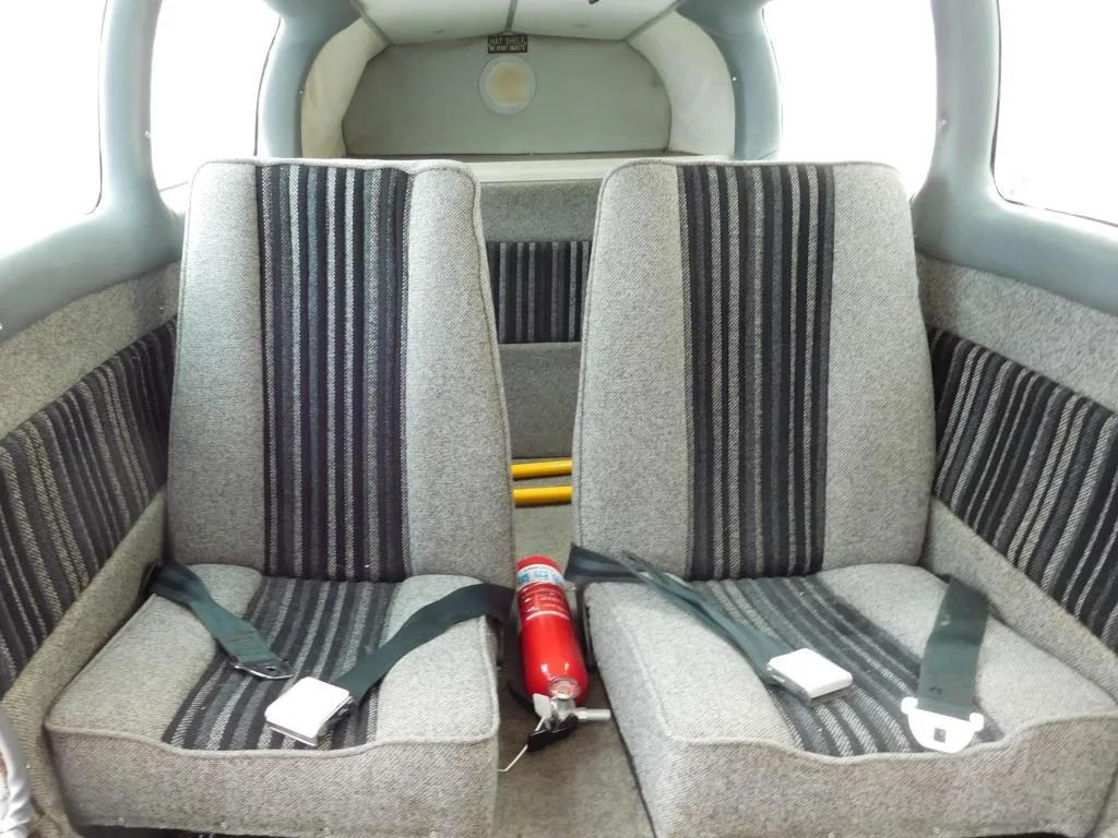 Cabin interior of a 1975 Beech Sundowner - N9236S Aircraft.