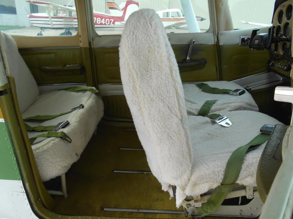 Cabin interior of a 1975 Cessna 172M - N64214 Aircraft.