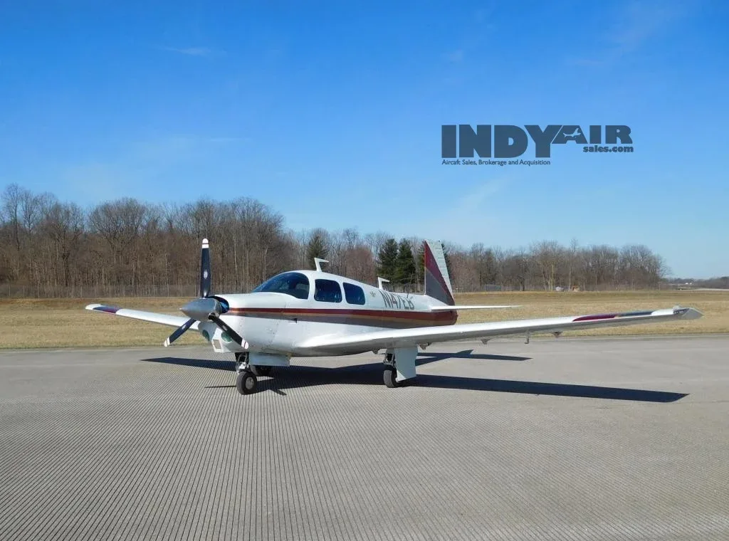 Exterior view of a 1975 Mooney M20C - N147EB Aircraft.