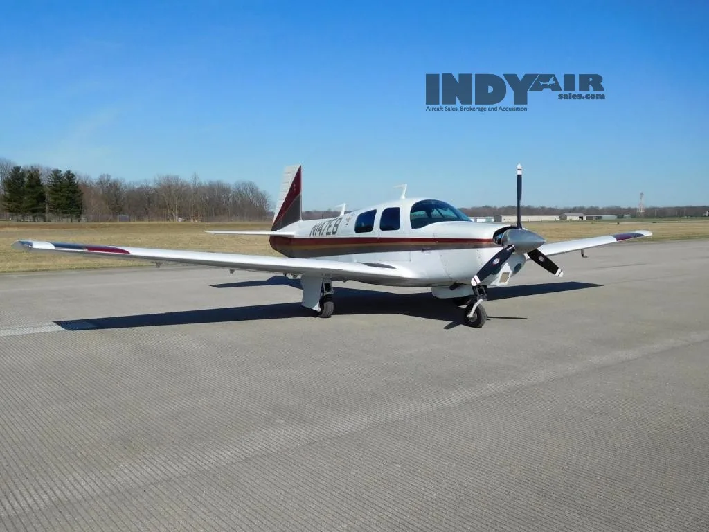 Exterior view of a 1975 Mooney M20C - N147EB Aircraft.