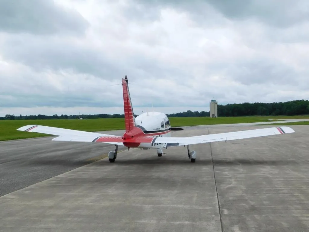 Exterior view of a 1975 Piper Archer - N1198X Aircraft.