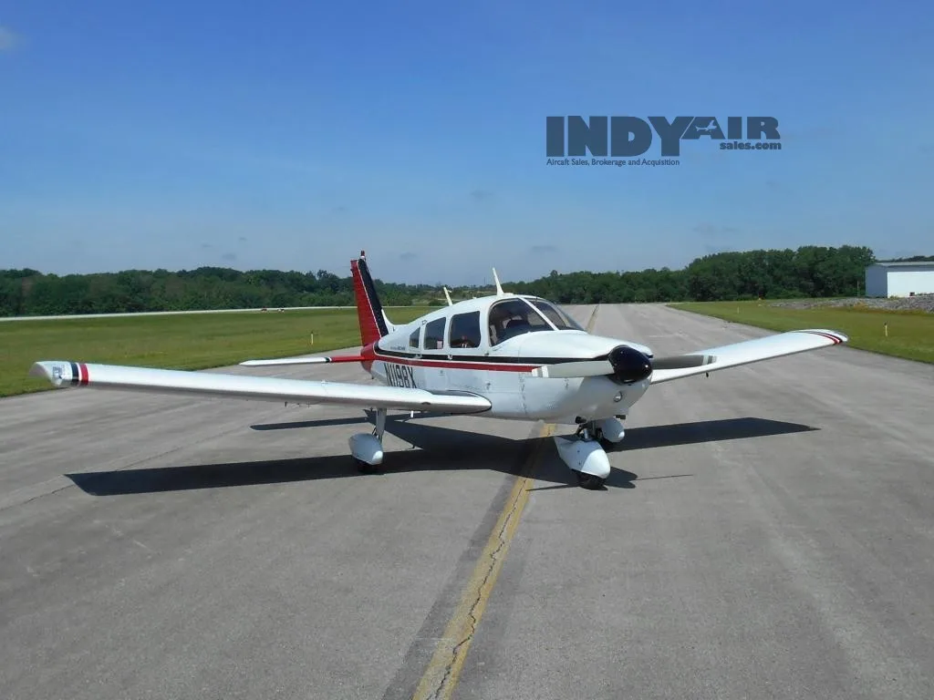 Exterior view of a 1975 Piper Archer - N1198X Aircraft.