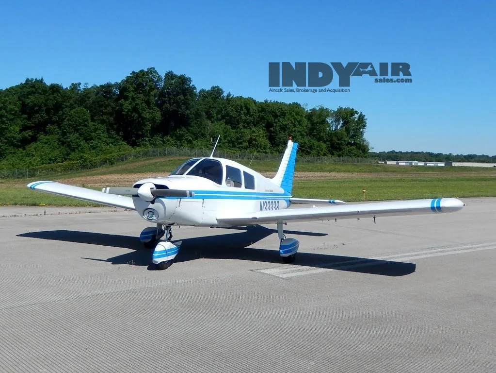 Exterior view of a 1975 Piper Cherokee 140- N33338 Aircraft.