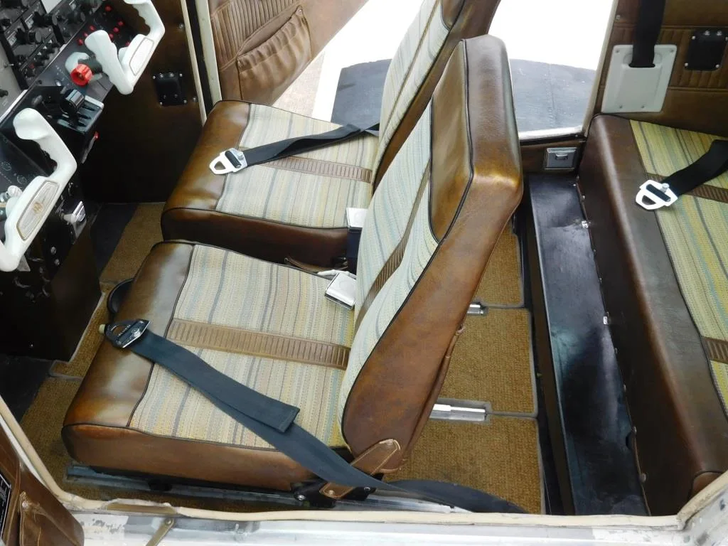 Cabin interior of a 1976 Beechcraft Sundowner -N9281S Aircraft.