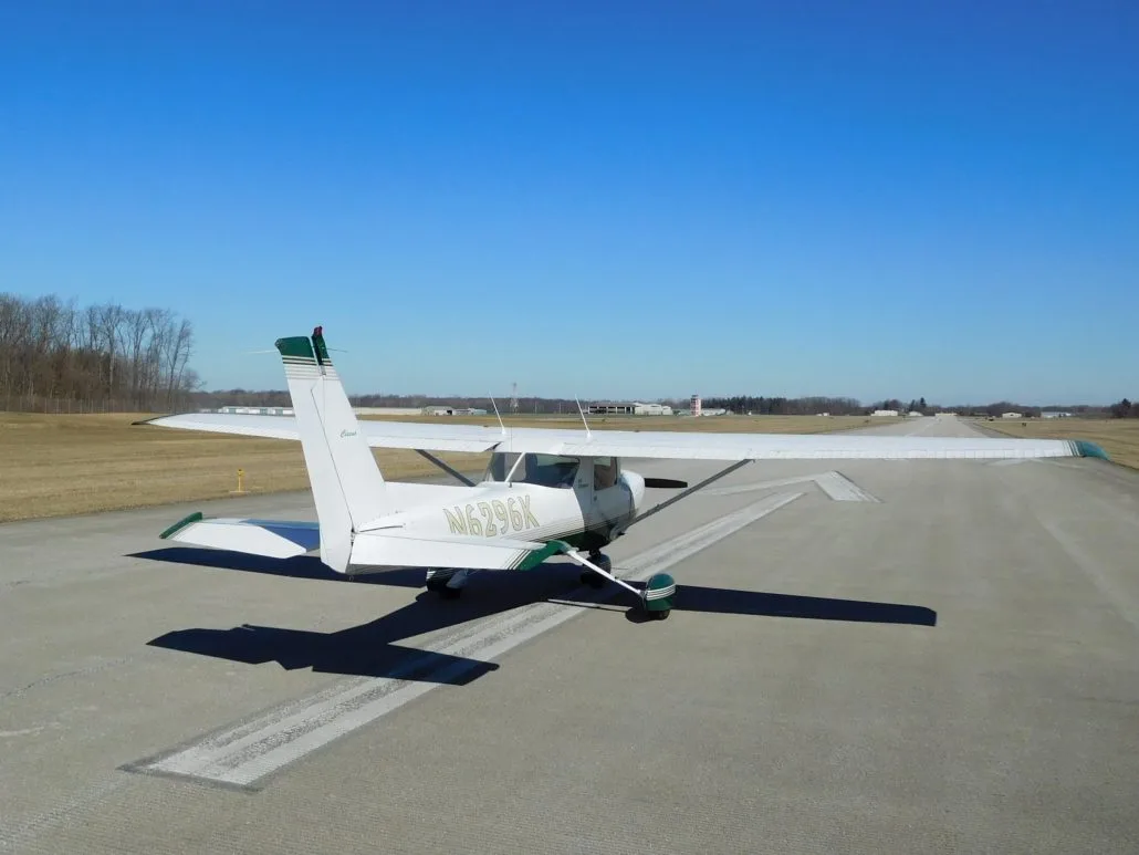 Exterior view of a 1976 Cessna 150M - N6296K Aircraft.