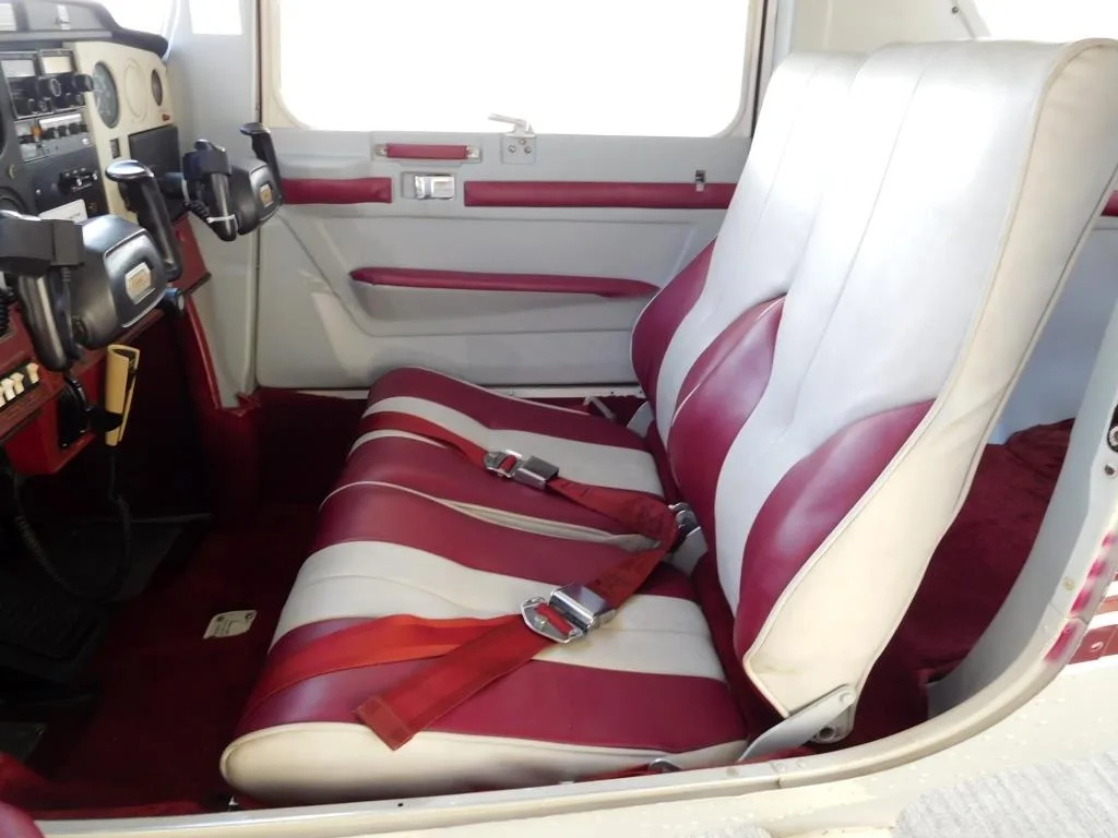 Cabin interior of a 1976 Cessna 150M - N6355K Aircraft.