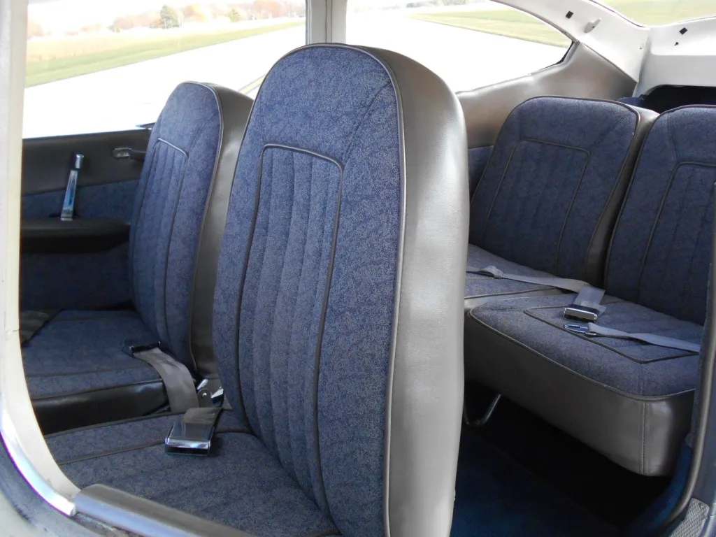 Cabin interior of a 1976 Cessna 182 - N1779M Aircraft.