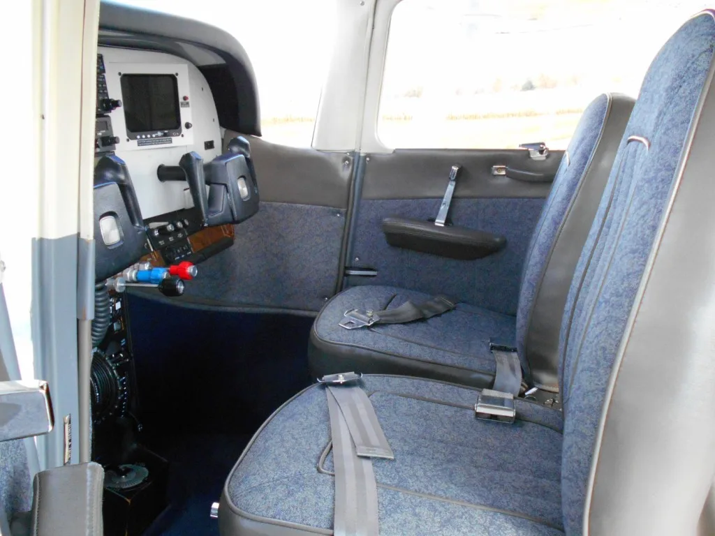 Cabin interior of a 1976 Cessna 182 - N1779M Aircraft.