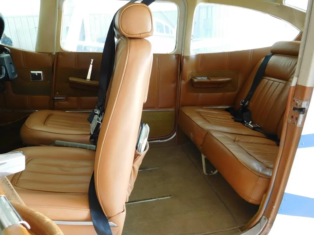 Cabin interior of a 1976 Cessna 182P - N15AP Aircraft.