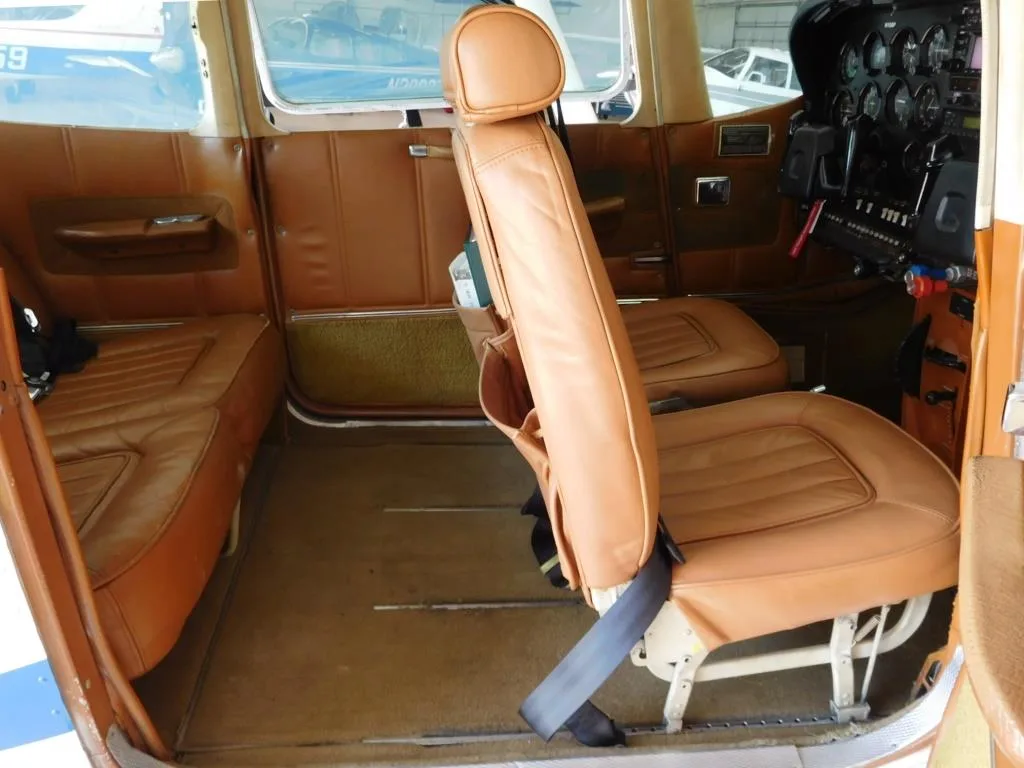 Cabin interior of a 1976 Cessna 182P - N15AP Aircraft.