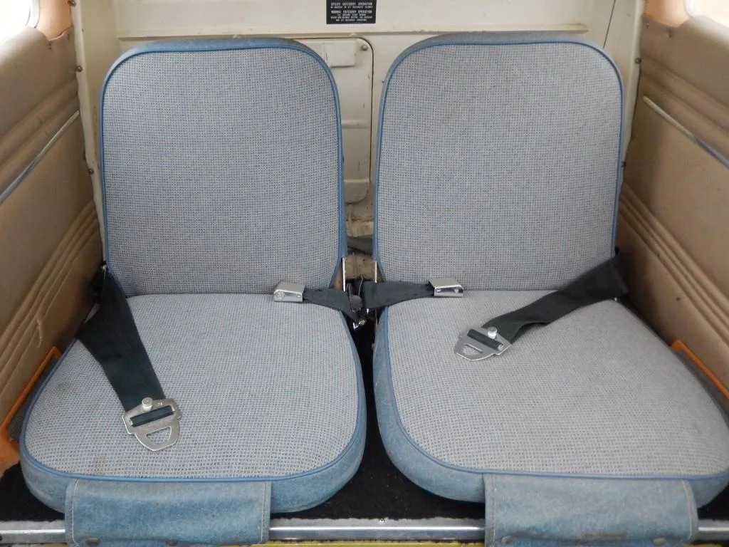 Cabin interior of a 1976 Piper Cherokee 140- N4301X Aircraft.