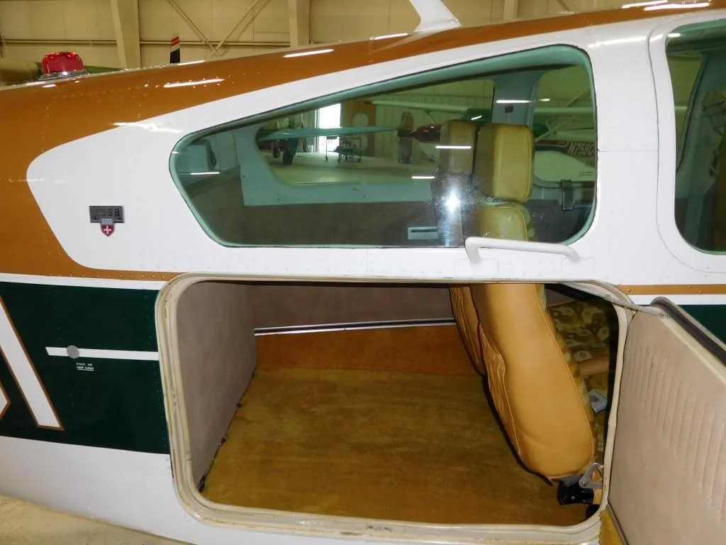 Cabin interior of a 1977 Beech V35B - N17651 Aircraft.