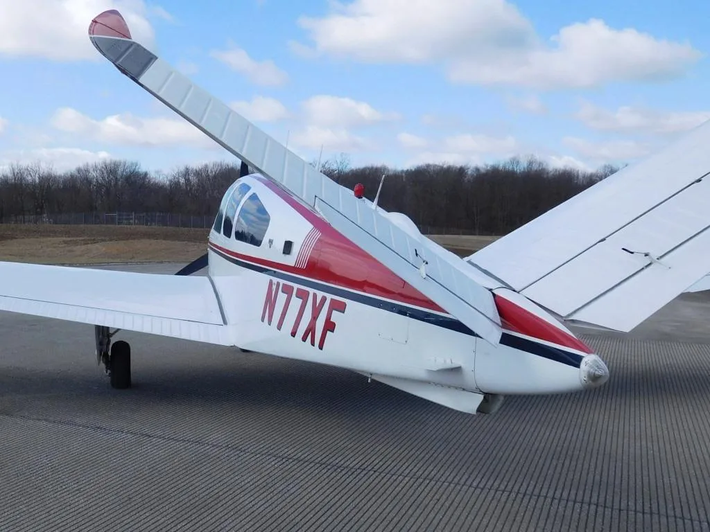 Exterior view of a 1977 Beechcraft V35B - N77XF Aircraft.