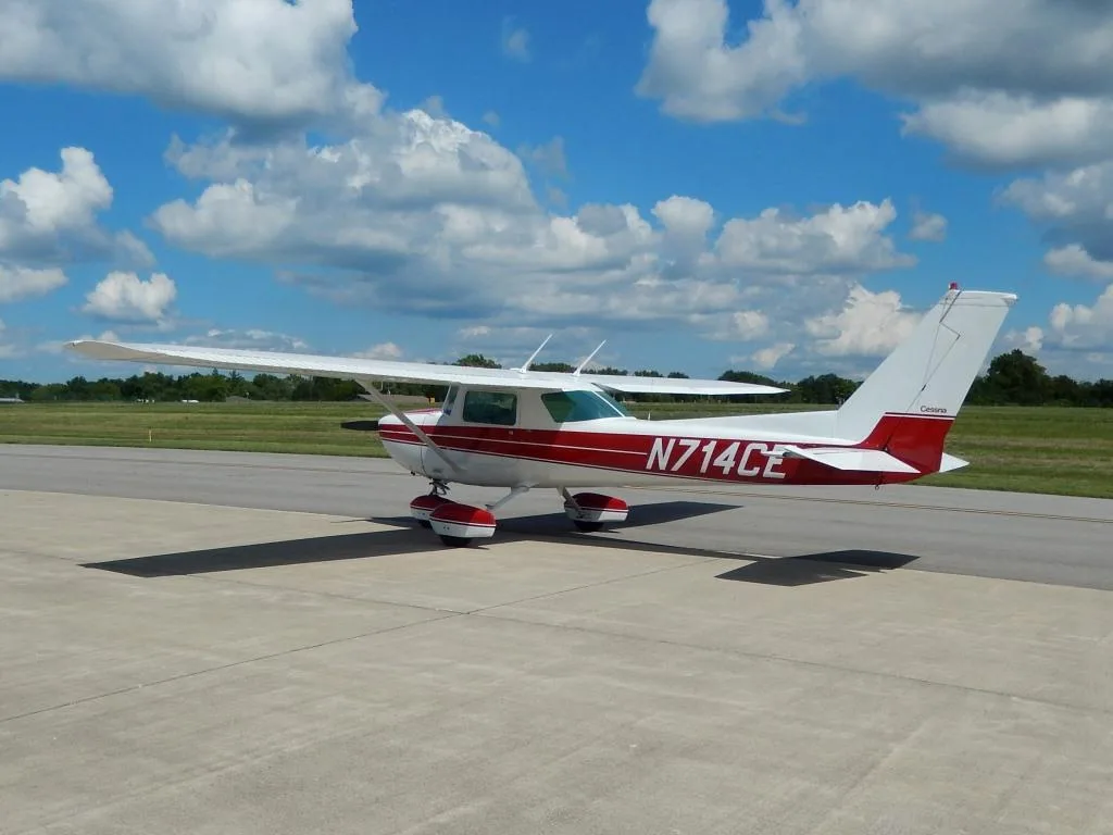 Exterior view of a 1977 Cessna 150M- N714CE Aircraft.